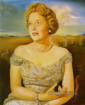 portrait Tableau Peinture - Portrait de la comtesse Ghislaine d’Oultremont surréalisme